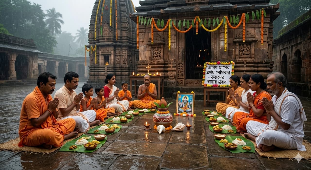 শ্রাবণ মাসের প্রথম সোমবারর গুরুত্ব শ্রাবণ মাসের প্রথম সোমবারর গুরুত্ব