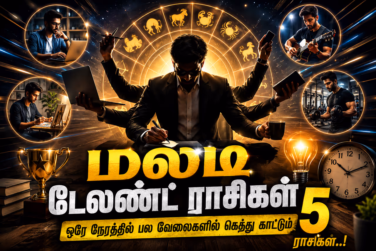மல்டி டேலண்டட் ராசிகள்.. மல்டி டேலண்டட் ராசிகள்..