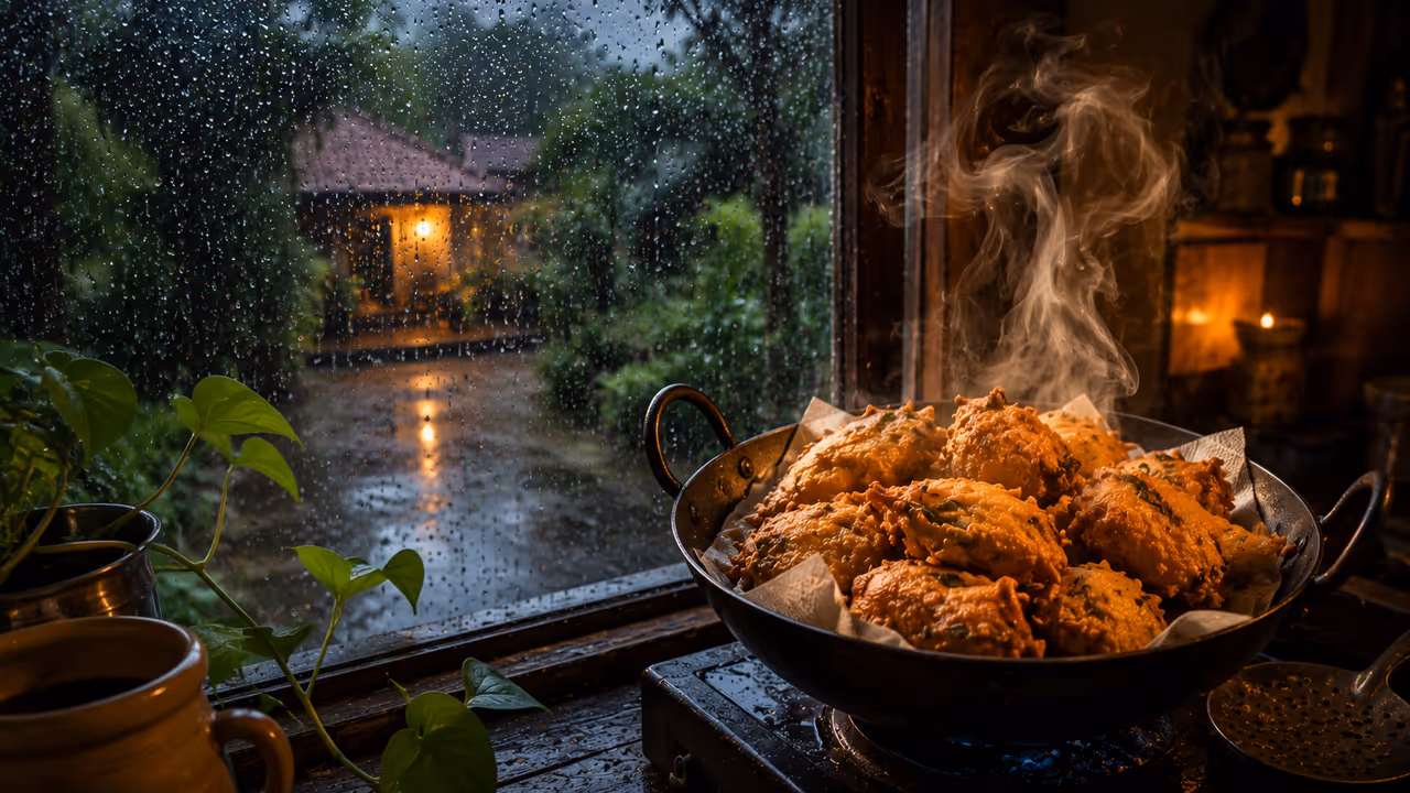 Why do we feel like eating bajjis when it rains? Why do we feel like eating bajjis when it rains?