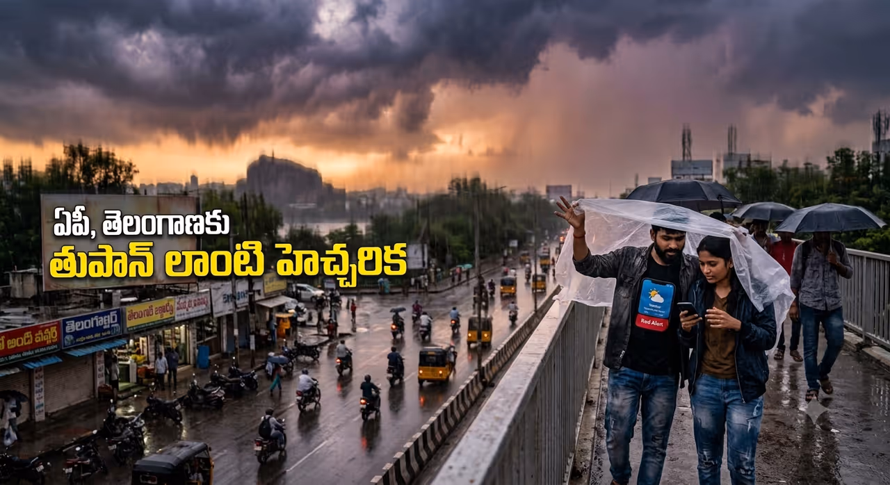 భారీ వర్షాలు.. హైదరాబాద్ సహా తెలుగు రాష్ట్రాలకు బిగ్ అలర్ట్ భారీ వర్షాలు.. హైదరాబాద్ సహా తెలుగు రాష్ట్రాలకు బిగ్ అలర్ట్