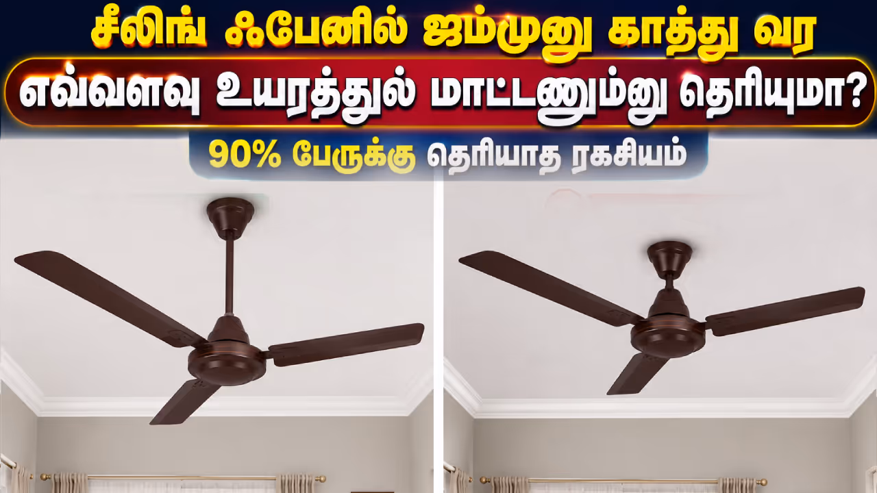 Ceiling Fan height Ceiling Fan height