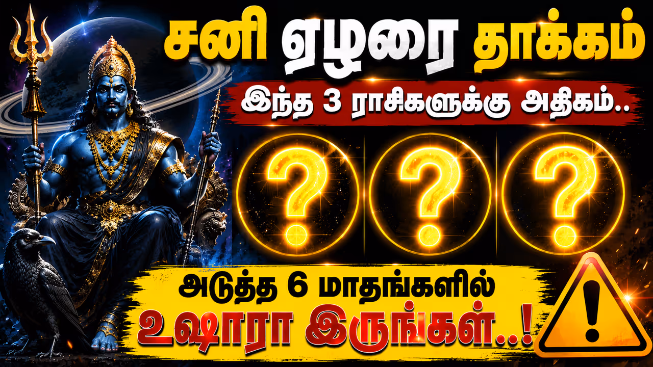 சனி ஏழரை தாக்கம் இந்த 3 ராசிகளுக்கு அதிகம் சனி ஏழரை தாக்கம் இந்த 3 ராசிகளுக்கு அதிகம்