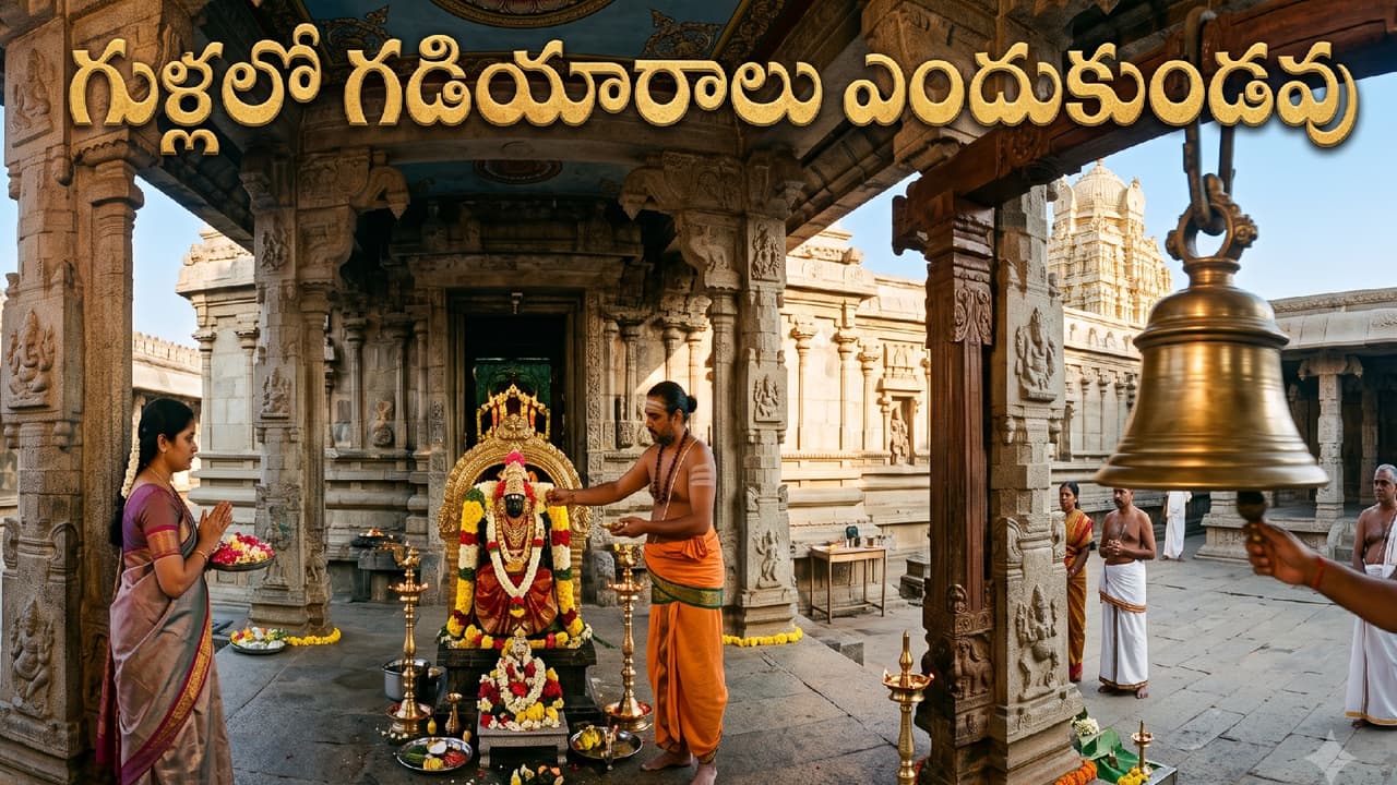గుళ్లలో గడియారాలు ఎందుకుండవు? గుళ్లలో గడియారాలు ఎందుకుండవు?