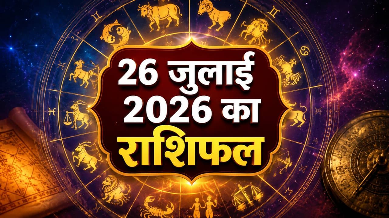 26 जुलाई 2026 का राशिफल 26 जुलाई 2026 का राशिफल