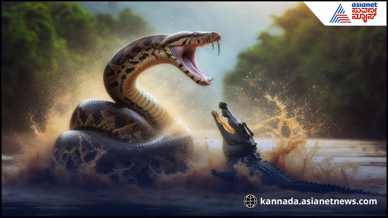 ಅತಿದೊಡ್ಡ ಹಾವುಗಳಲ್ಲಿ ಒಂದು ಅನಕೊಂಡ ಅತಿದೊಡ್ಡ ಹಾವುಗಳಲ್ಲಿ ಒಂದು ಅನಕೊಂಡ