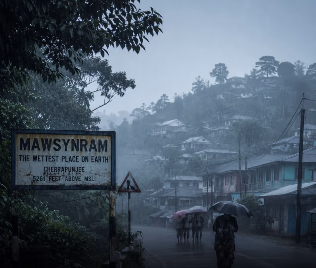 Mawsynram: The Land Of Endless Rain And Greenery Mawsynram: The Land Of Endless Rain And Greenery