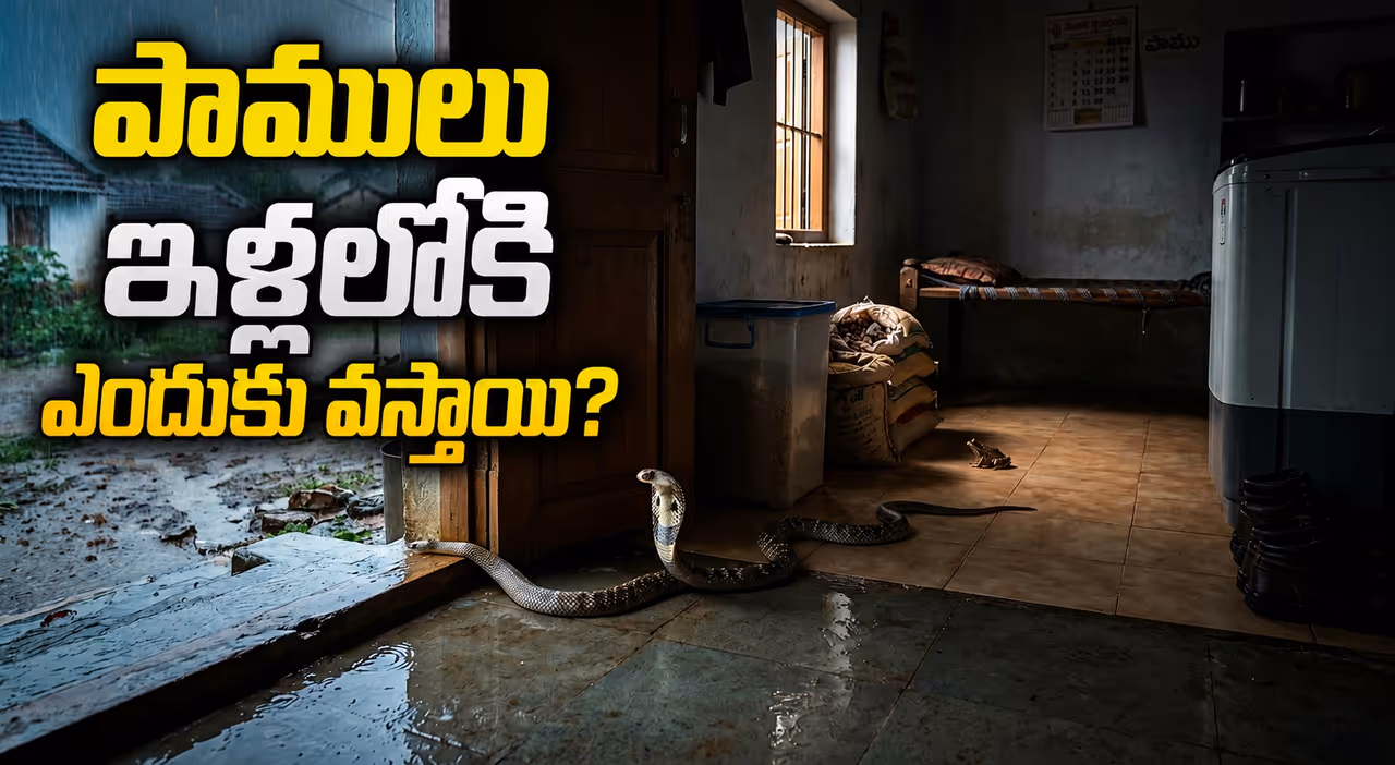 వర్షాకాలంలో పాములు మీ ఇంట్లోకి ఎందుకు వస్తాయి? వర్షాకాలంలో పాములు మీ ఇంట్లోకి ఎందుకు వస్తాయి?