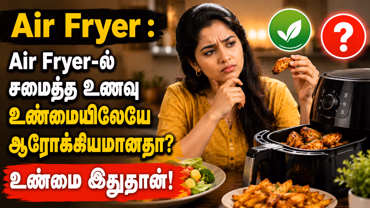 ஏர் ஃப்ரையர் உணவு உண்மையிலேயே ஆரோக்கியமானதா? ஏர் ஃப்ரையர் உணவு உண்மையிலேயே ஆரோக்கியமானதா?
