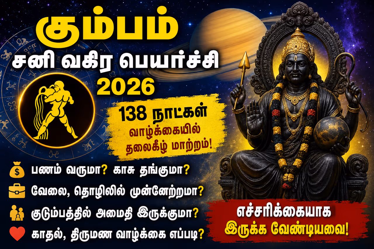 சனி பகவானின் வக்ர பெயர்ச்சி சனி பகவானின் வக்ர பெயர்ச்சி