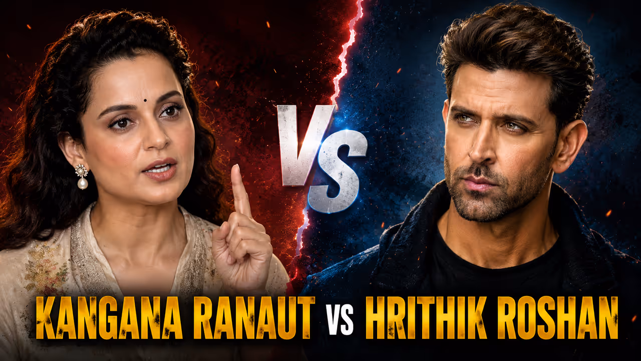 Viral trend sparks Hrithik vs Kangana fight again Viral trend sparks Hrithik vs Kangana fight again
