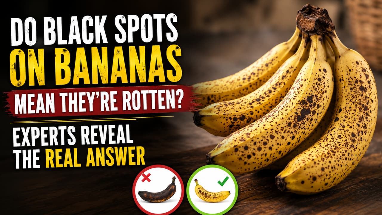 Why do bananas get those black spots? Why do bananas get those black spots?