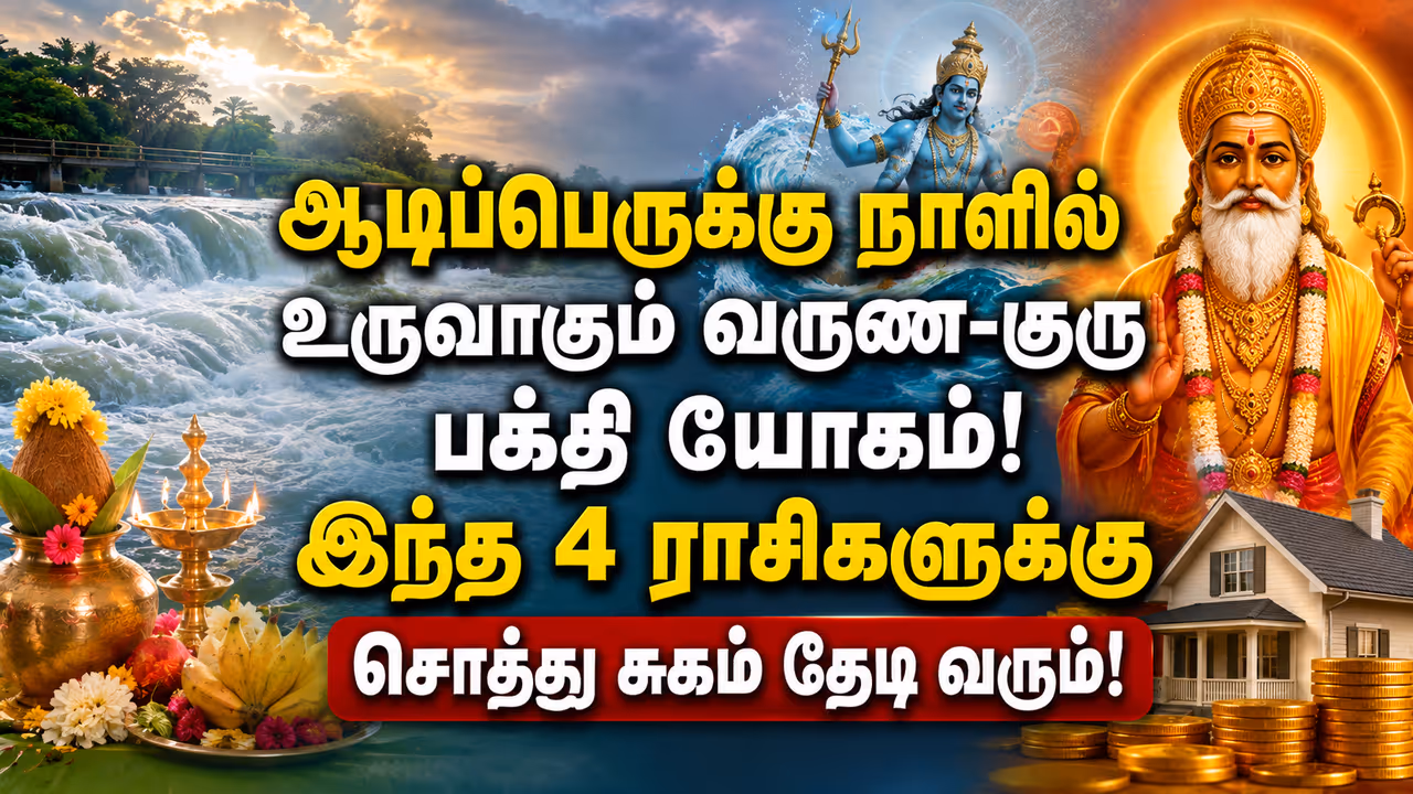 வருண குரு பக்தி யோகமும் ஆடிப் பெருக்கு ரகசியமும்! வருண குரு பக்தி யோகமும் ஆடிப் பெருக்கு ரகசியமும்!