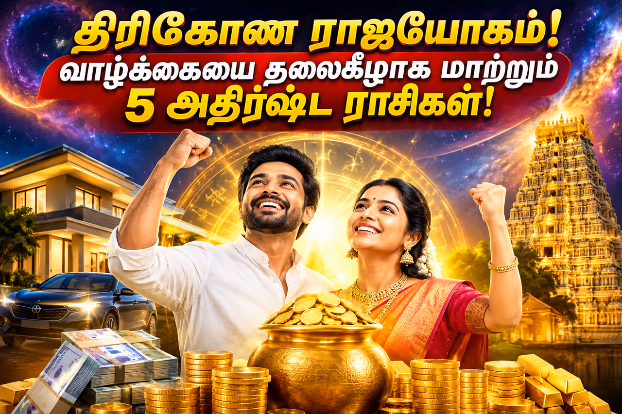 திரிகோண ராஜயோகம்.. திரிகோண ராஜயோகம்..