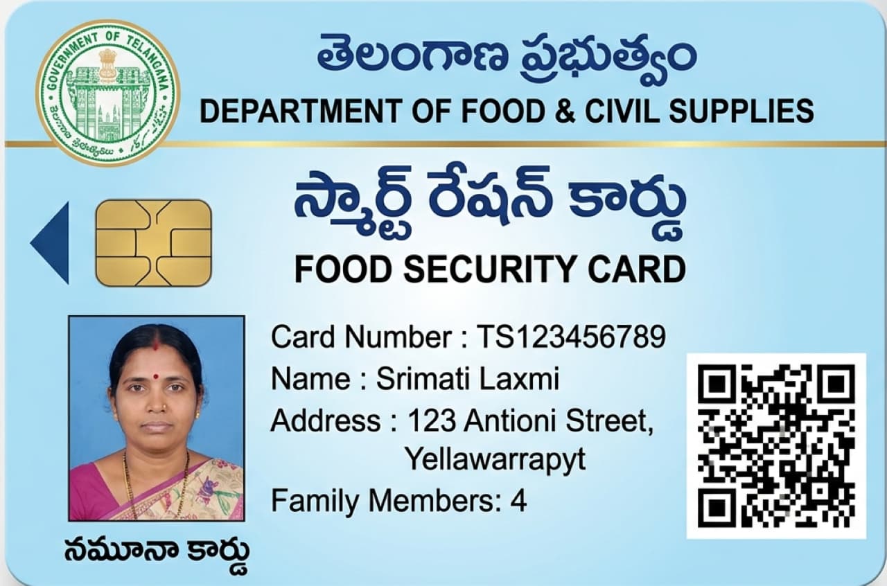 తెలంగాణలో స్మార్ట్ రేషన్ కార్డులు తెలంగాణలో స్మార్ట్ రేషన్ కార్డులు