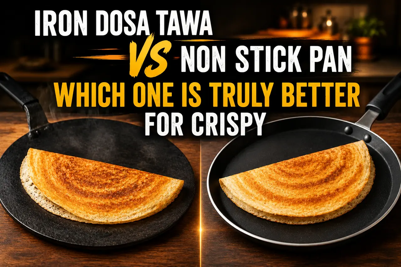 Iron Dosa Tawa vs Non Stick Iron Dosa Tawa vs Non Stick
