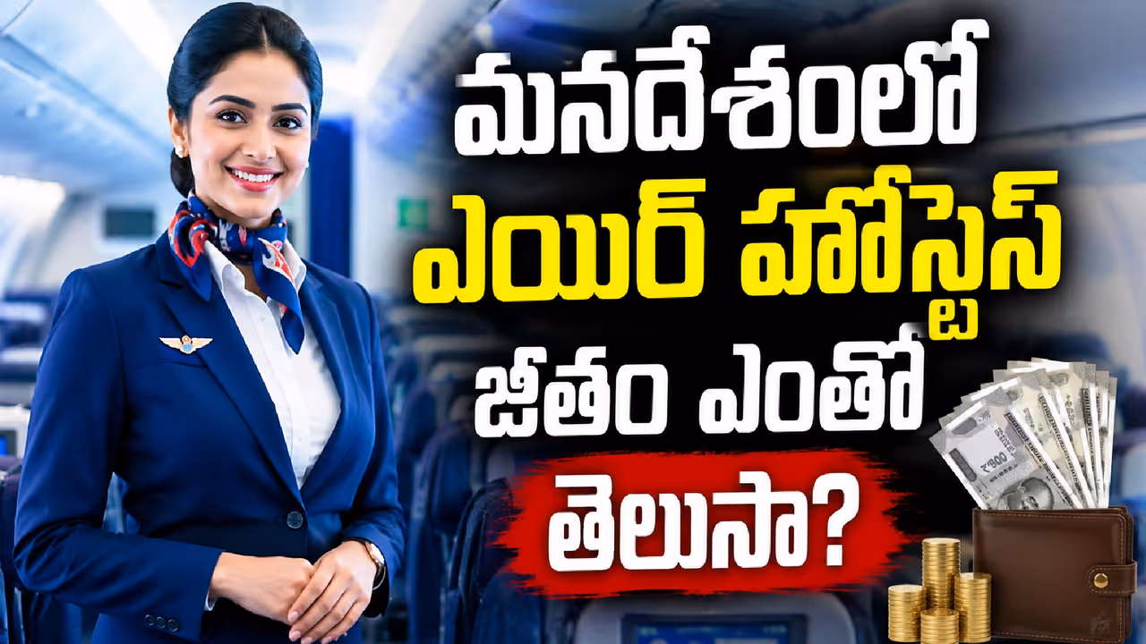 ఎయిర్ హోస్టెస్ జీతాలు ఇలా ఉంటాయి ఎయిర్ హోస్టెస్ జీతాలు ఇలా ఉంటాయి