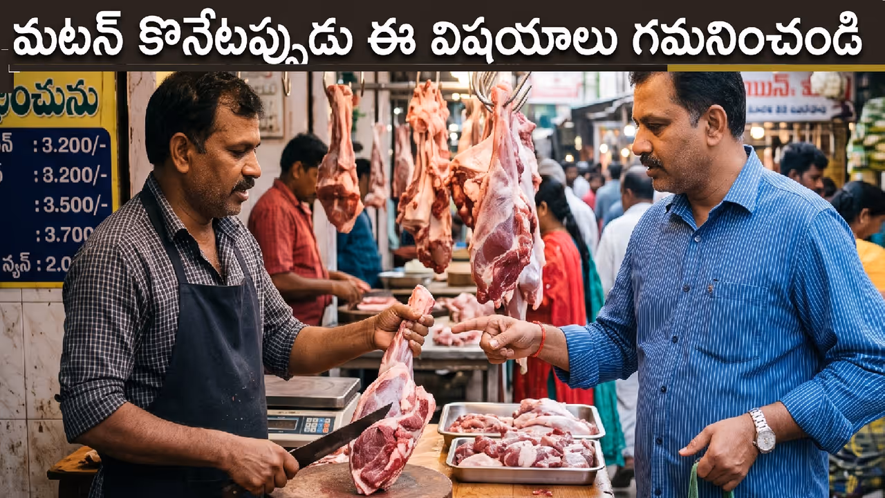 మటన్ కొనే పద్దతి ఇది మటన్ కొనే పద్దతి ఇది