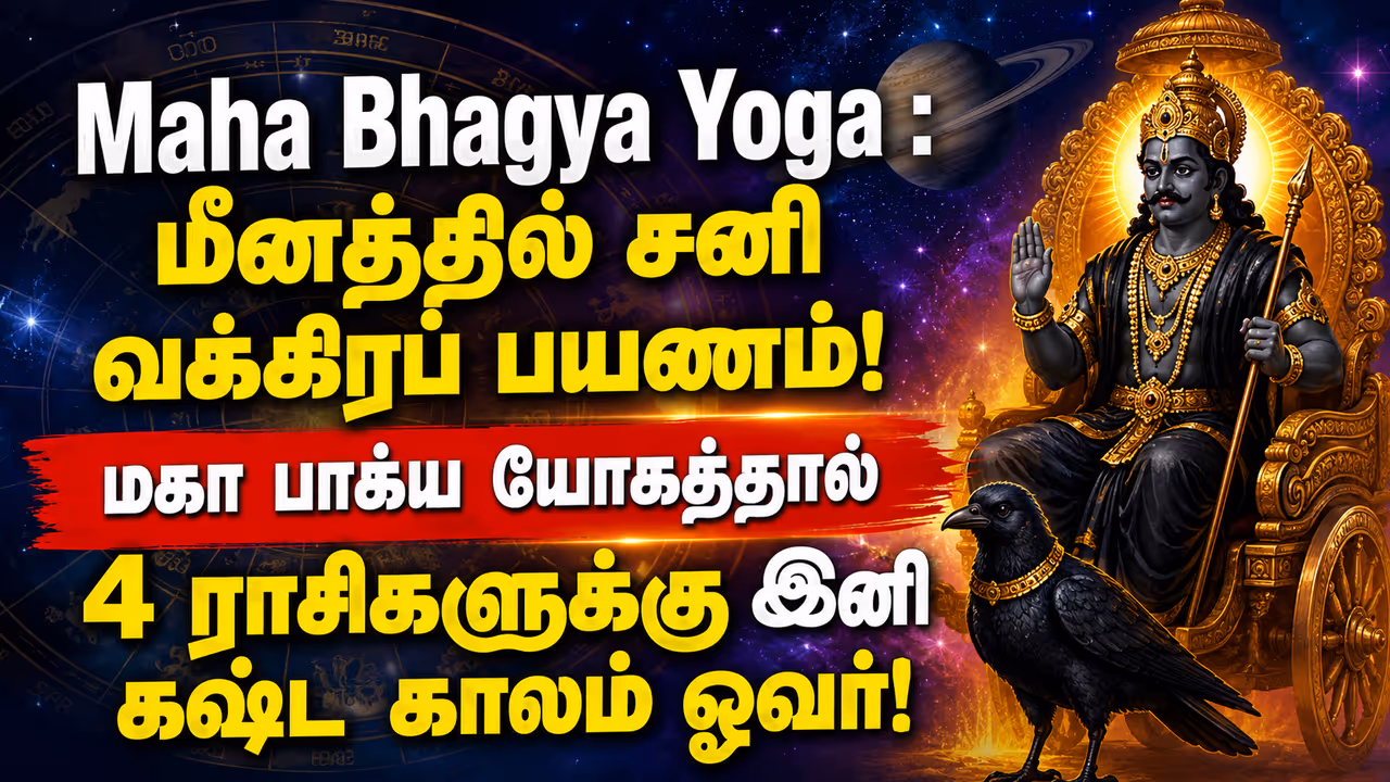 மகா பாக்ய யோகத்தின் பாசிட்டிவ் தாக்கம்! மகா பாக்ய யோகத்தின் பாசிட்டிவ் தாக்கம்!