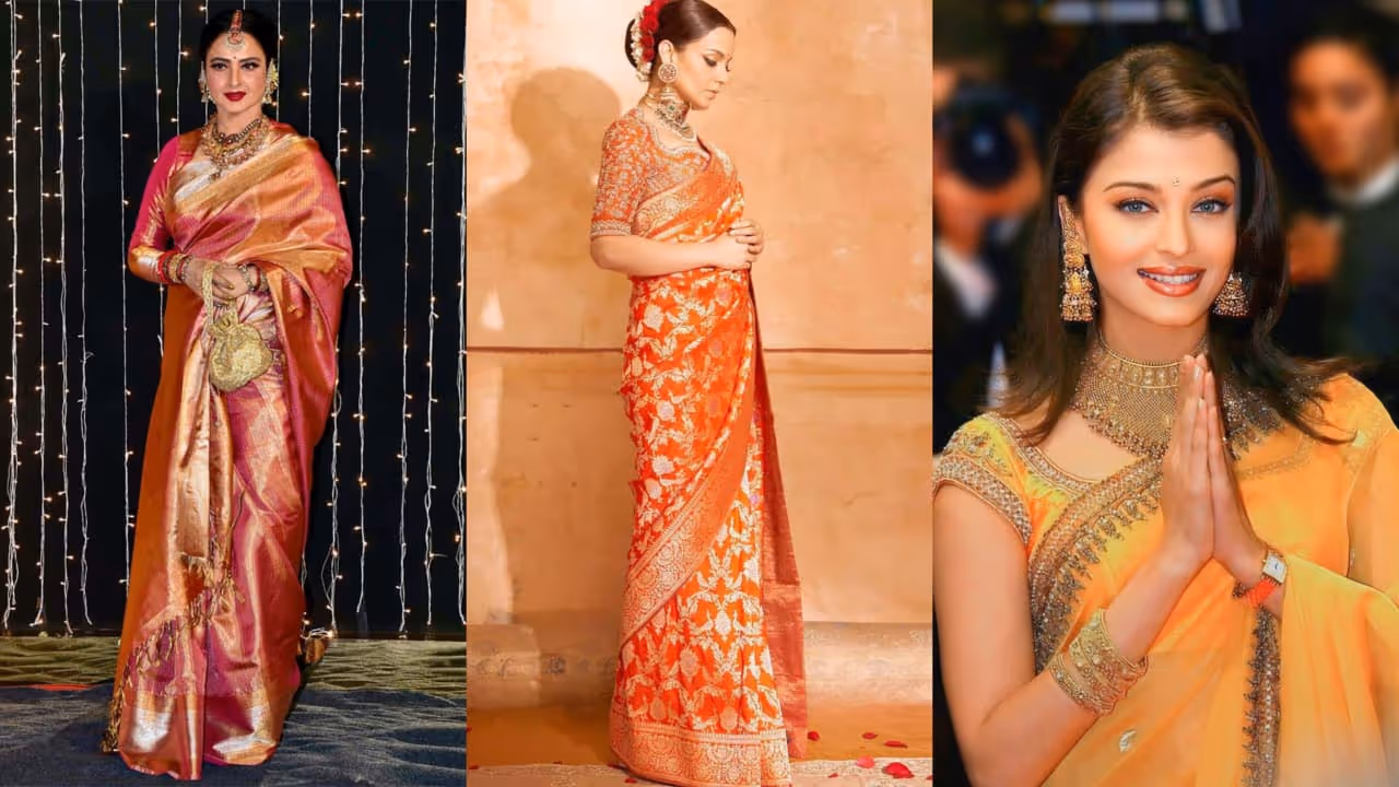 Saffron: For the Dramatic Bollywood Diva Saffron: For the Dramatic Bollywood Diva