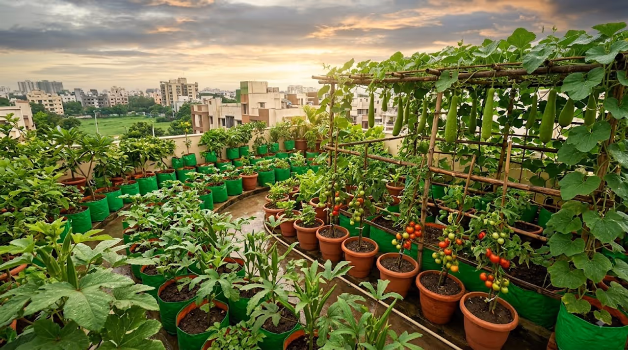 August is a good time to start a terrace garden August is a good time to start a terrace garden