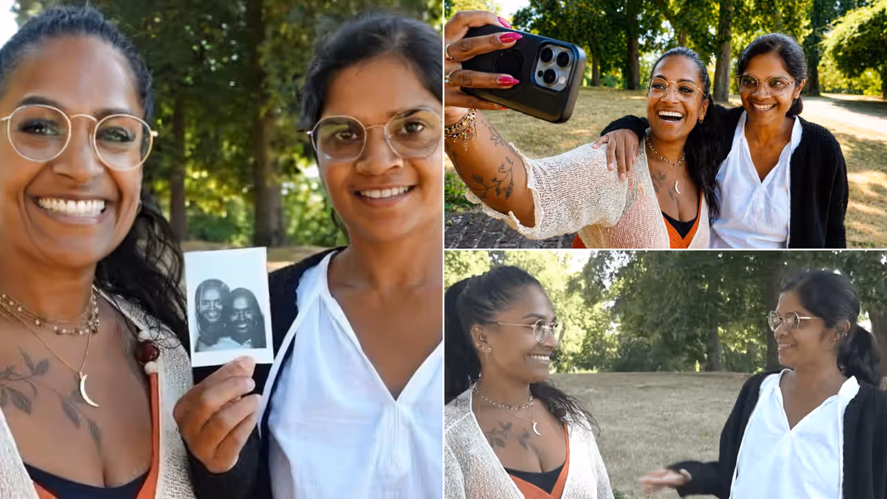 They met as teenagers without knowing they were sisters They met as teenagers without knowing they were sisters