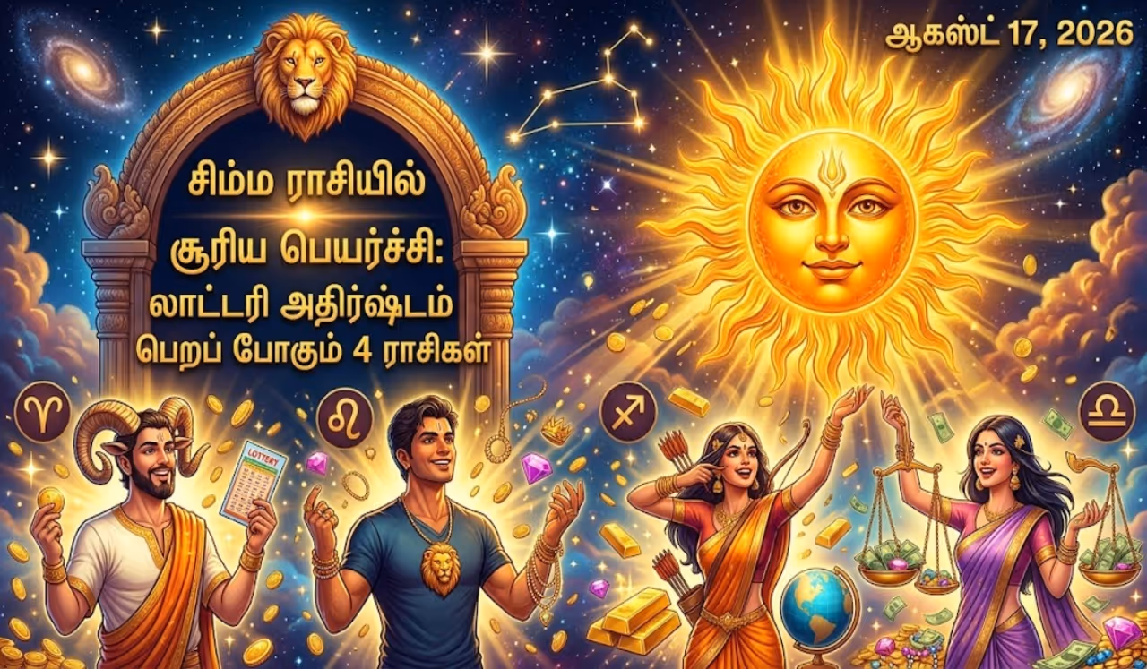 சிம்ம ராசியில் சூரிய பெயர்ச்சி 2026 சிம்ம ராசியில் சூரிய பெயர்ச்சி 2026