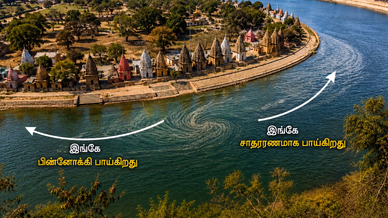 பின்னோக்கி நகரும் நதி பின்னோக்கி நகரும் நதி