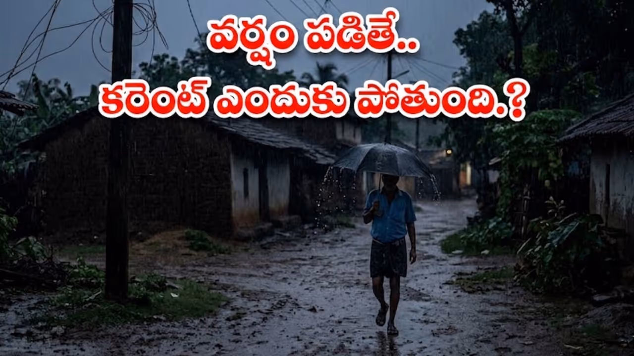 వర్షపు నీటితో విద్యుత్ ప్రవాహానికి అంతరాయం వర్షపు నీటితో విద్యుత్ ప్రవాహానికి అంతరాయం