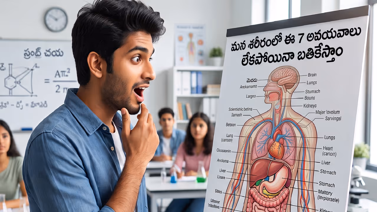 శరీరంలో ఈ అవయవాలు లేకపోయినా... శరీరంలో ఈ అవయవాలు లేకపోయినా...