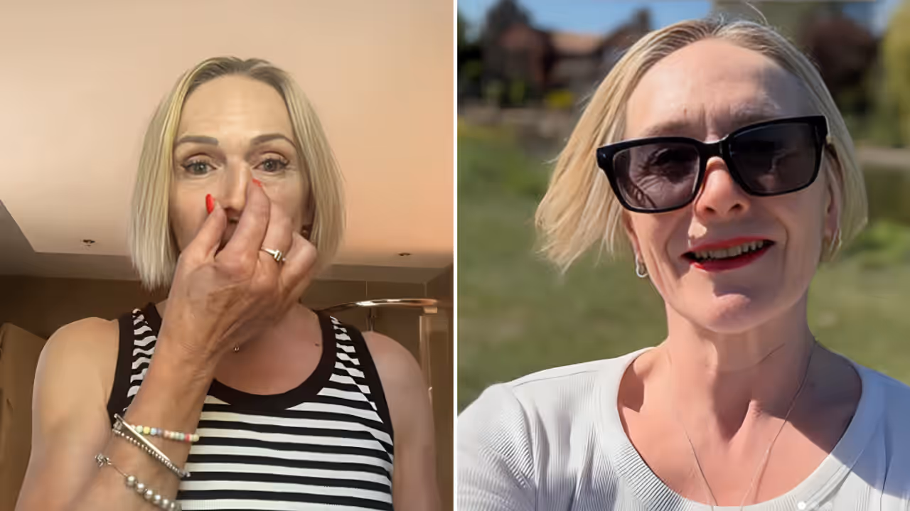 Woman who lost her nose to rare disease now has more than 10 prosthetic noses Woman who lost her nose to rare disease now has more than 10 prosthetic noses