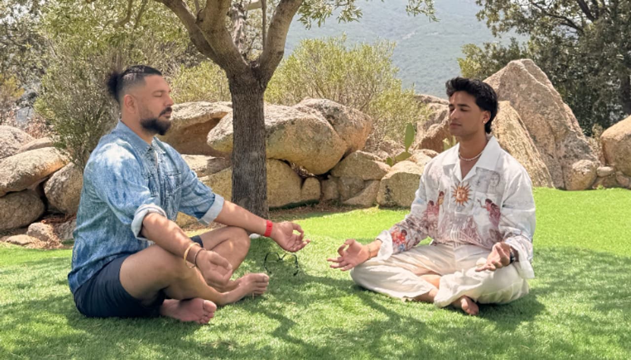 Yuvraj Singh and Abhishek Sharma take their friendship to Italy Yuvraj Singh and Abhishek Sharma take their friendship to Italy