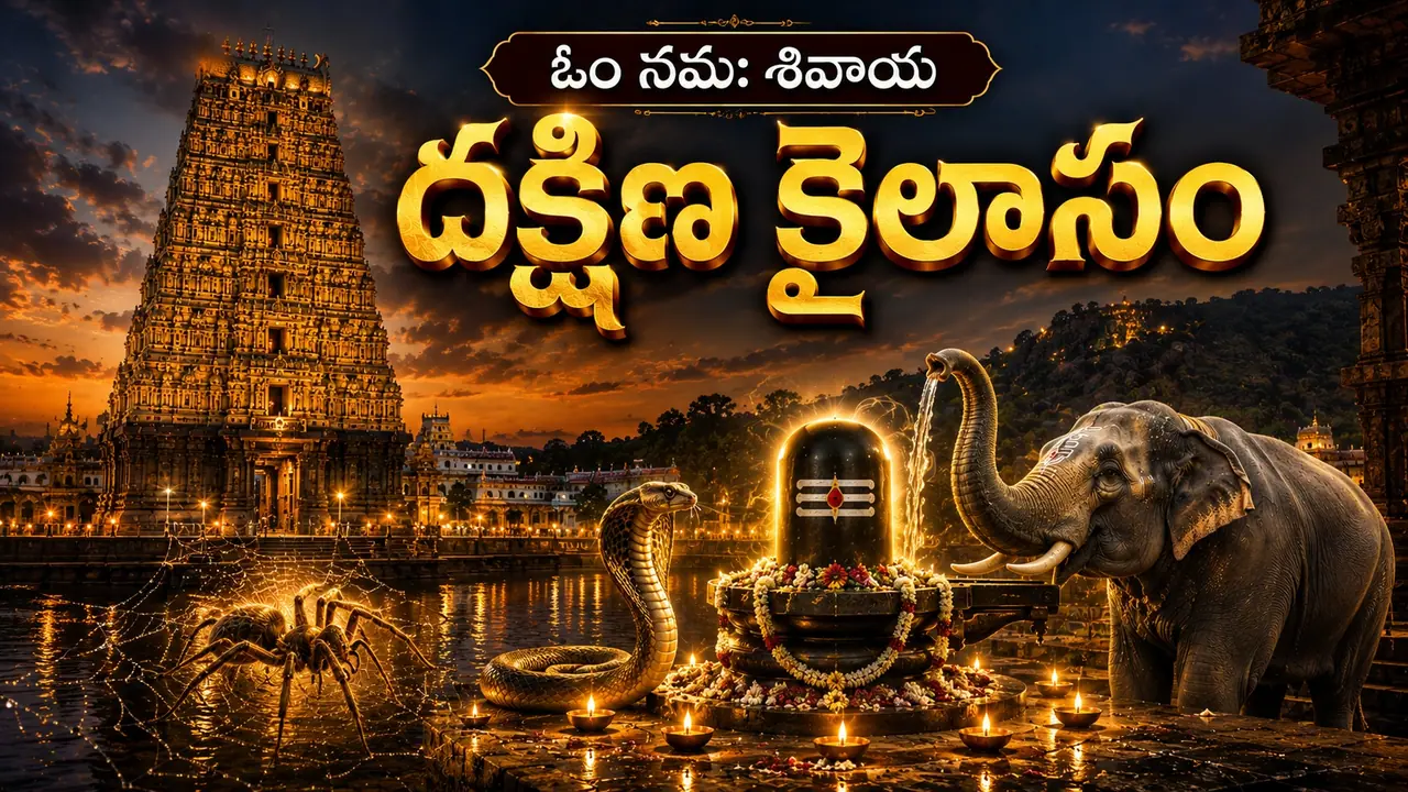 దక్షిణ కైలాసంలో వాయులింగ రహస్యం: శ్రీకాళహస్తి ఆలయ విశేషాలు ఇవే దక్షిణ కైలాసంలో వాయులింగ రహస్యం: శ్రీకాళహస్తి ఆలయ విశేషాలు ఇవే