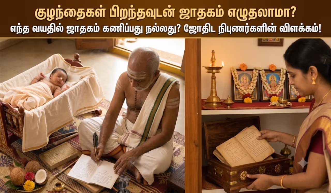 குழந்தைகள் பிறந்தவுடன் ஜாதகம் எழுதலாமா? குழந்தைகள் பிறந்தவுடன் ஜாதகம் எழுதலாமா?