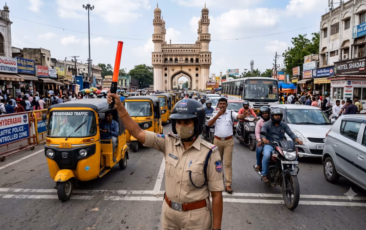 హైదరాబాద్ లో ట్రాఫిక్ ఆంక్షలు హైదరాబాద్ లో ట్రాఫిక్ ఆంక్షలు