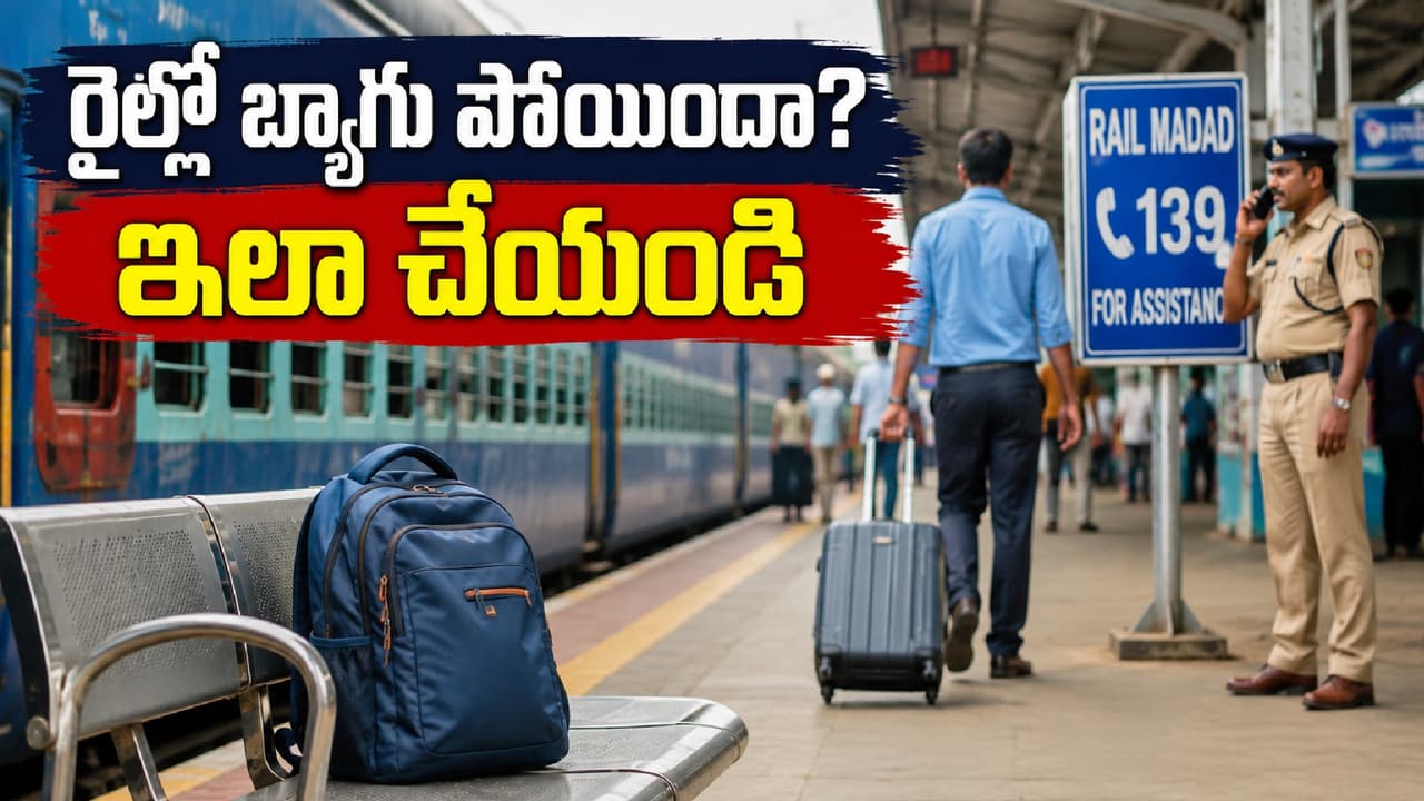 రైలులో బ్యాగ్ పోతే రైలులో బ్యాగ్ పోతే
