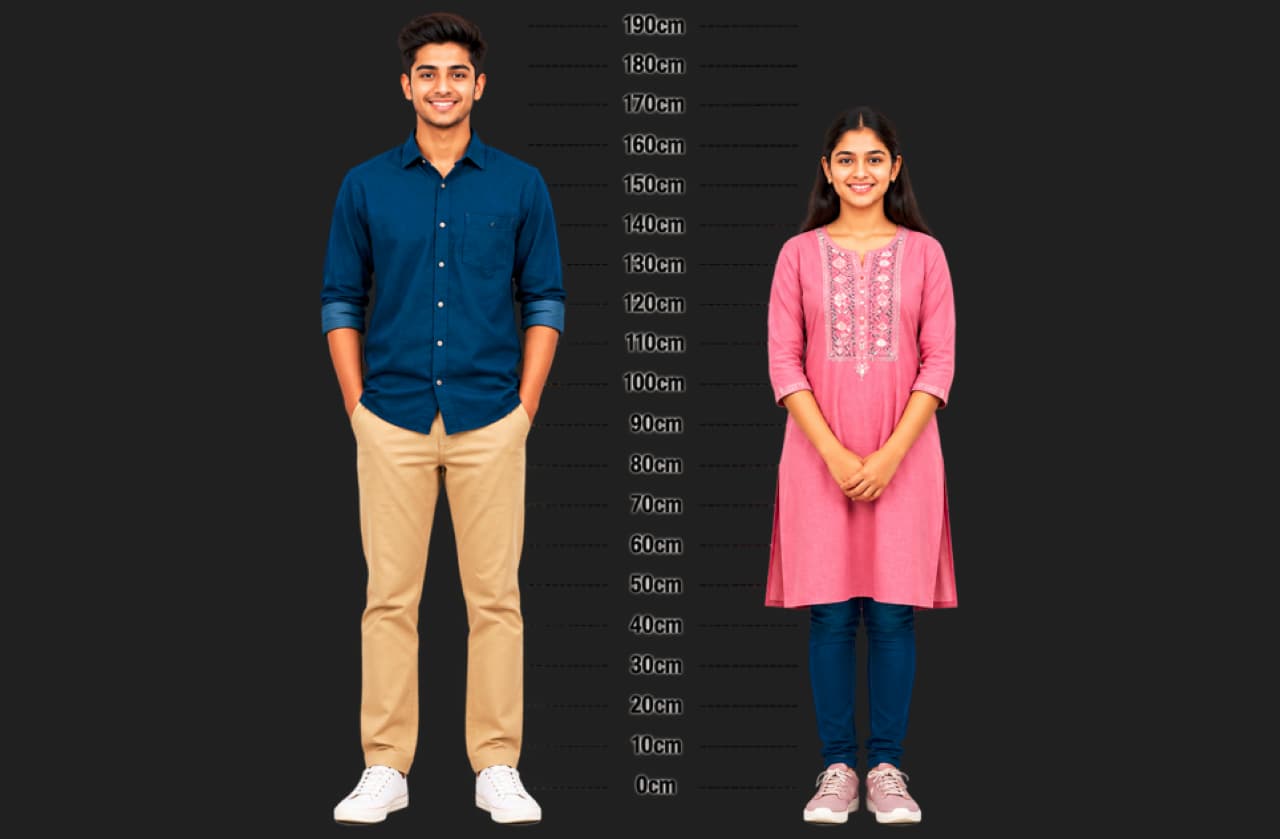 అమ్మాయిల కంటే అబ్బాయిల హైట్ ఎక్కువ... ఎందుకు? అమ్మాయిల కంటే అబ్బాయిల హైట్ ఎక్కువ... ఎందుకు?