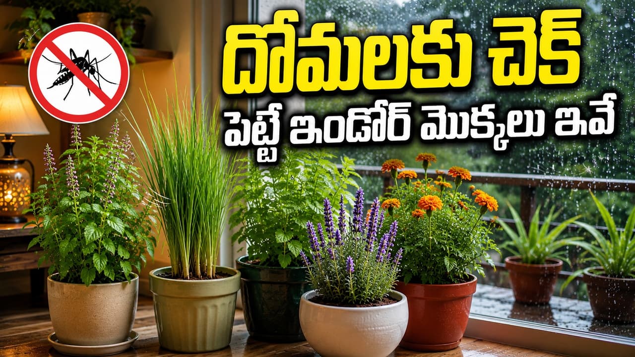మీ ఇంట్లో ఈ మొక్కలు ఉన్నాయా? అయితే వర్షాకాలంలో దోమల బాధే ఉండదు మీ ఇంట్లో ఈ మొక్కలు ఉన్నాయా? అయితే వర్షాకాలంలో దోమల బాధే ఉండదు