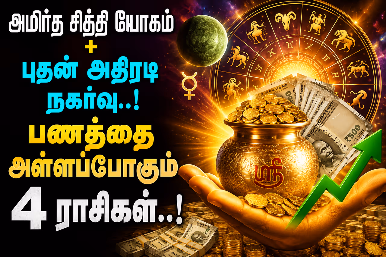அள்ளி கொடுக்கும் அமிர்த சித்தி யோகம்.. அள்ளி கொடுக்கும் அமிர்த சித்தி யோகம்..