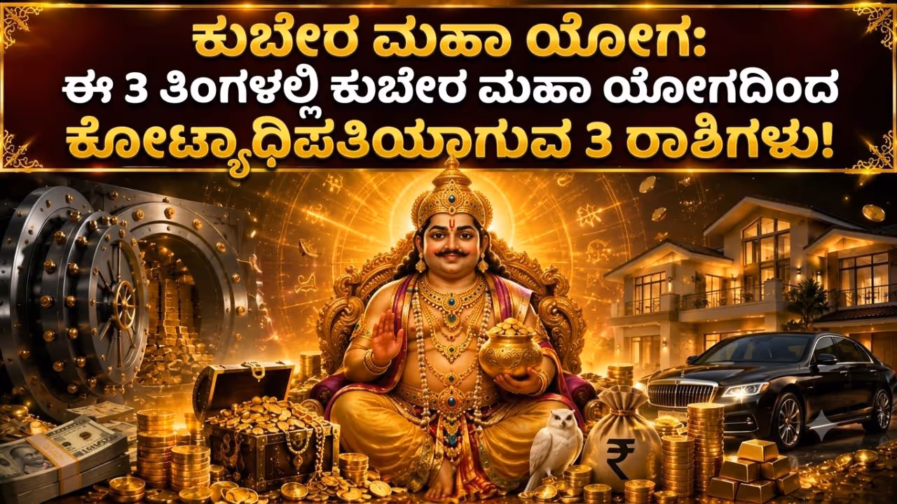 ಕುಬೇರ ಮಹಾ ಯೋಗದ ರಹಸ್ಯ: ಯಾವಾಗ, ಹೇಗೆ ಸಂಭವಿಸುತ್ತದೆ? ಕುಬೇರ ಮಹಾ ಯೋಗದ ರಹಸ್ಯ: ಯಾವಾಗ, ಹೇಗೆ ಸಂಭವಿಸುತ್ತದೆ?