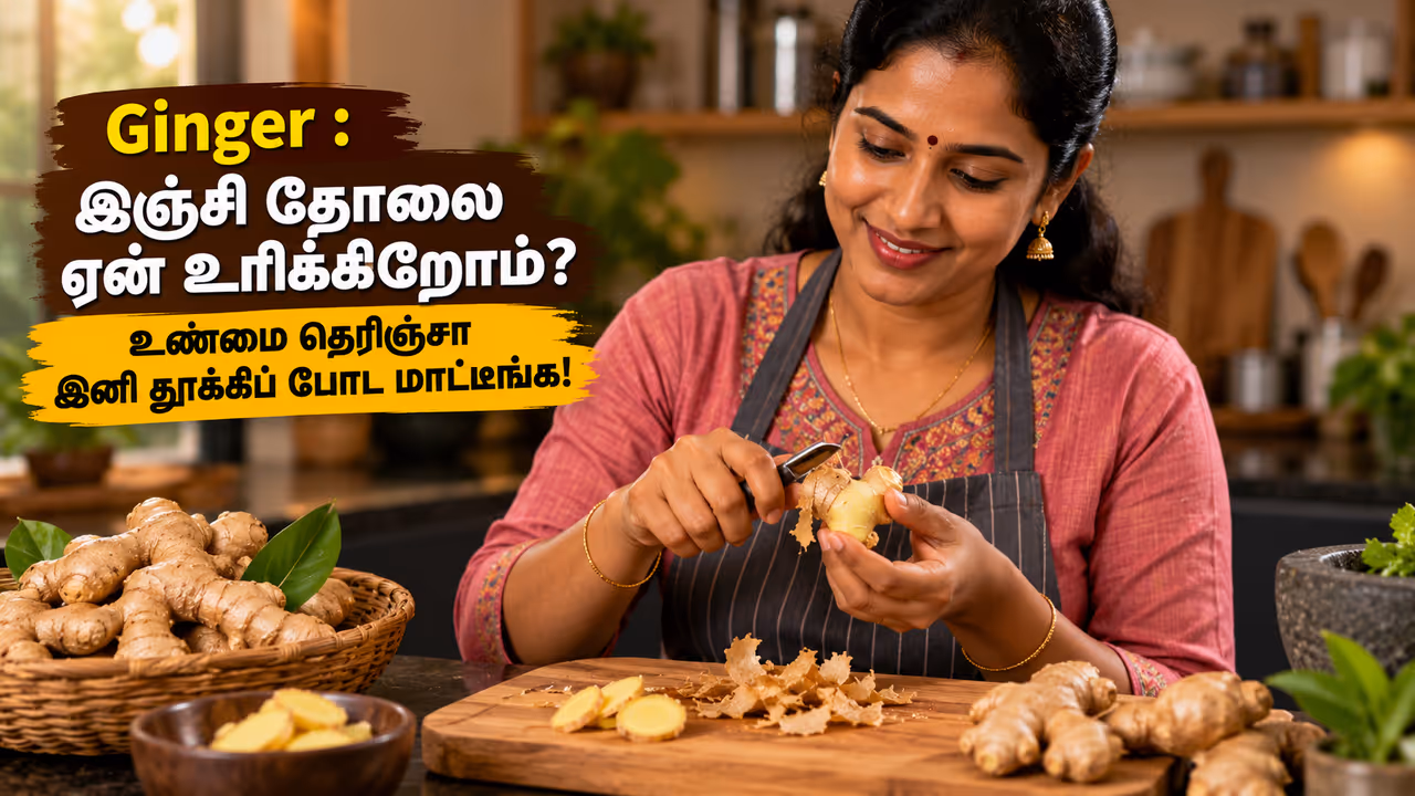 இஞ்சி தோல் விஷமா? உண்மை என்ன தெரியுமா? இஞ்சி தோல் விஷமா? உண்மை என்ன தெரியுமா?