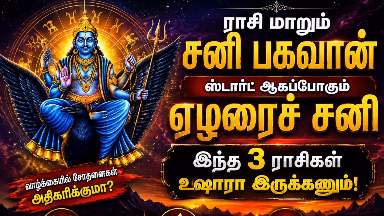 மேஷ ராசிக்குள் நுழையும் சனி மேஷ ராசிக்குள் நுழையும் சனி