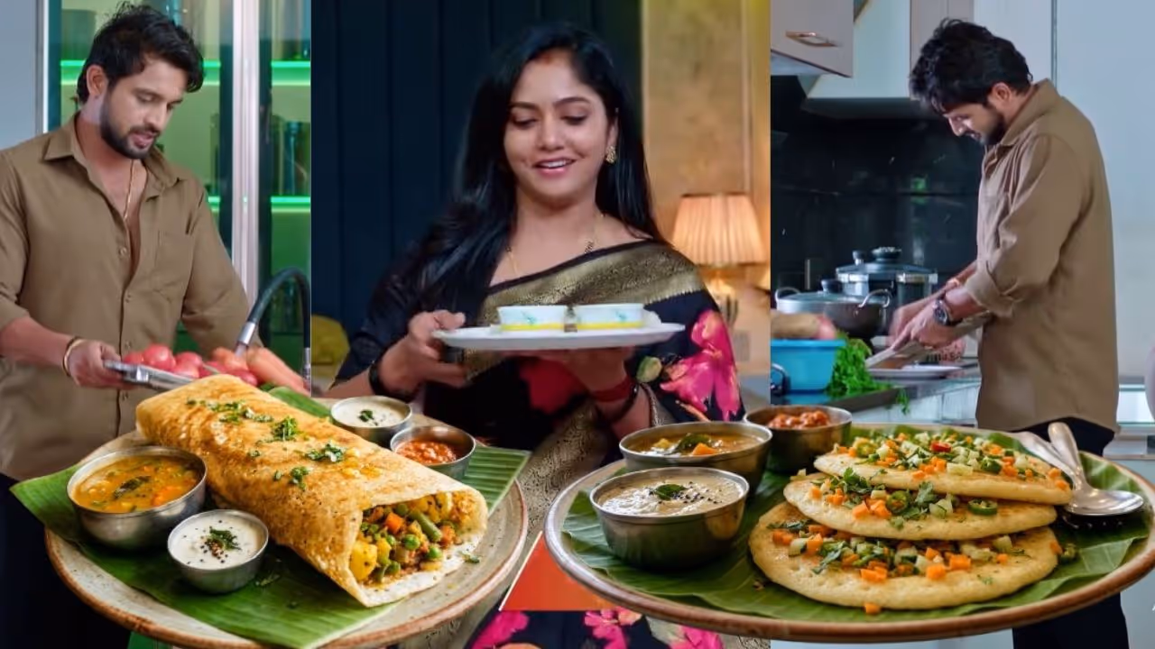 ರುಚಿಯಾದ ಮತ್ತು ಆರೋಗ್ಯಕರ ತರಕಾರಿ ದೋಸೆ ರುಚಿಯಾದ ಮತ್ತು ಆರೋಗ್ಯಕರ ತರಕಾರಿ ದೋಸೆ