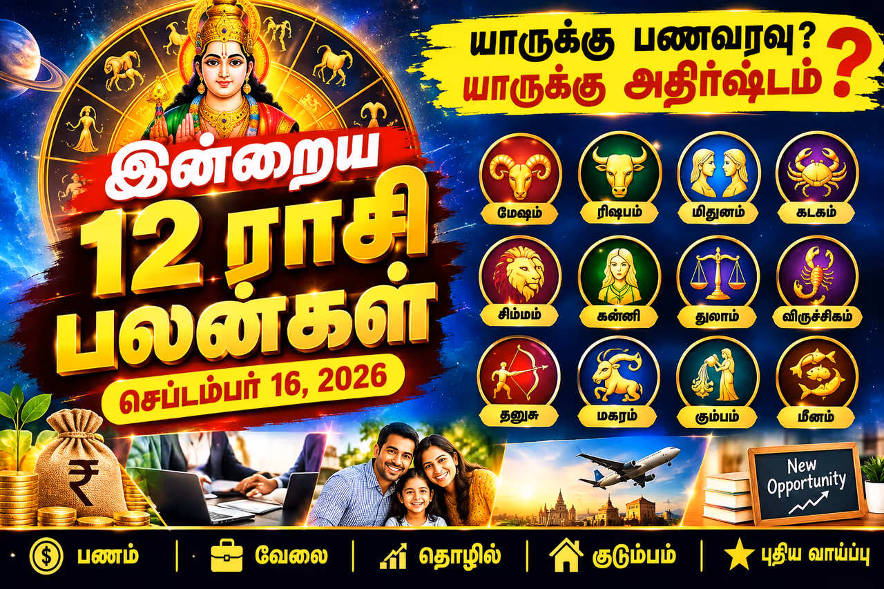 12 ராசிகளுக்கான துல்லிய பலன்கள்.. 12 ராசிகளுக்கான துல்லிய பலன்கள்..