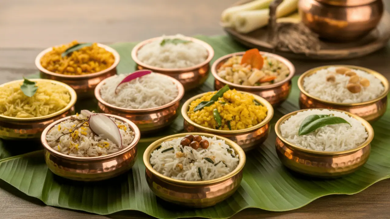வெங்காயம், பூண்டு சேர்க்காத வெரைட்டி ரைஸ்: வெங்காயம், பூண்டு சேர்க்காத வெரைட்டி ரைஸ்: