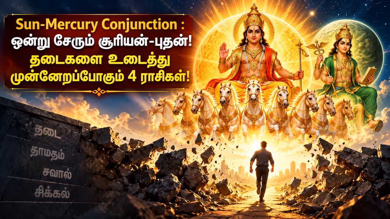 சூரியன் புதன் சேர்க்கையின் ரகசியப் பலன்கள்! சூரியன் புதன் சேர்க்கையின் ரகசியப் பலன்கள்!