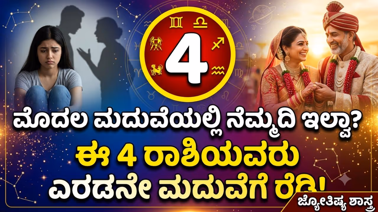 ಎರಡನೇ ಮದುವೆಯಾಗುವ ರಾಶಿಯವರು ಎರಡನೇ ಮದುವೆಯಾಗುವ ರಾಶಿಯವರು
