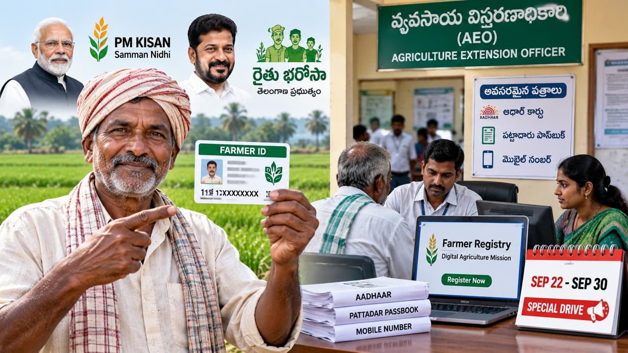 ఫార్మర్ ఐడీ లేకపోతే పీఎం కిసాన్ డబ్బులు ఆగిపోతాయా? ఫార్మర్ ఐడీ లేకపోతే పీఎం కిసాన్ డబ్బులు ఆగిపోతాయా?