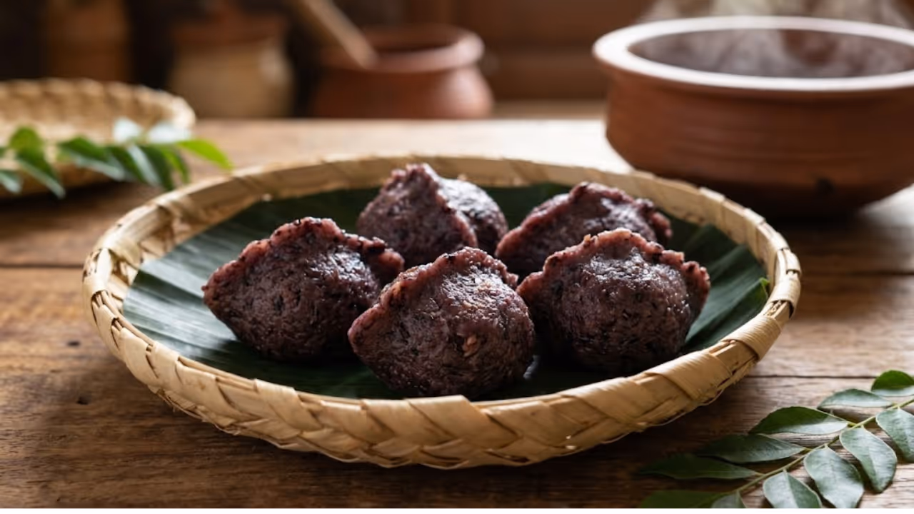 கருப்பு கவுனி அரிசி கொழுக்கட்டை கருப்பு கவுனி அரிசி கொழுக்கட்டை