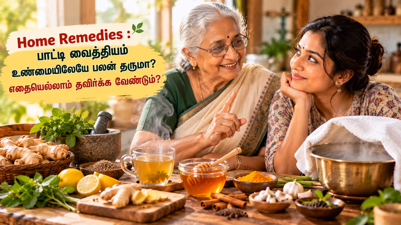 பாட்டி வைத்தியத்தை நம்பலாமா? பாட்டி வைத்தியத்தை நம்பலாமா?