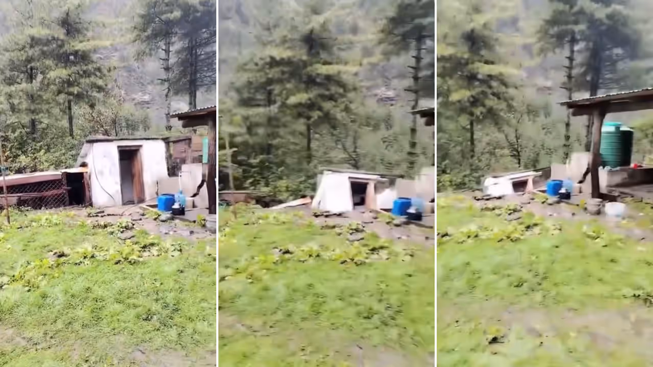 Viral Nepal video shows huge Himalayan slope collapsing in seconds Viral Nepal video shows huge Himalayan slope collapsing in seconds